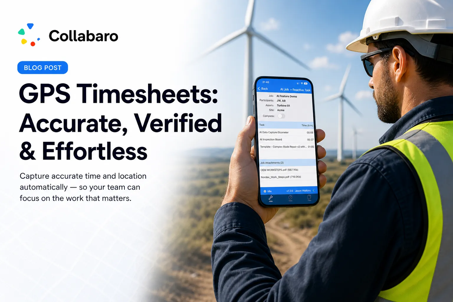 GPS Timesheets: Accurate, Verified and Effortless