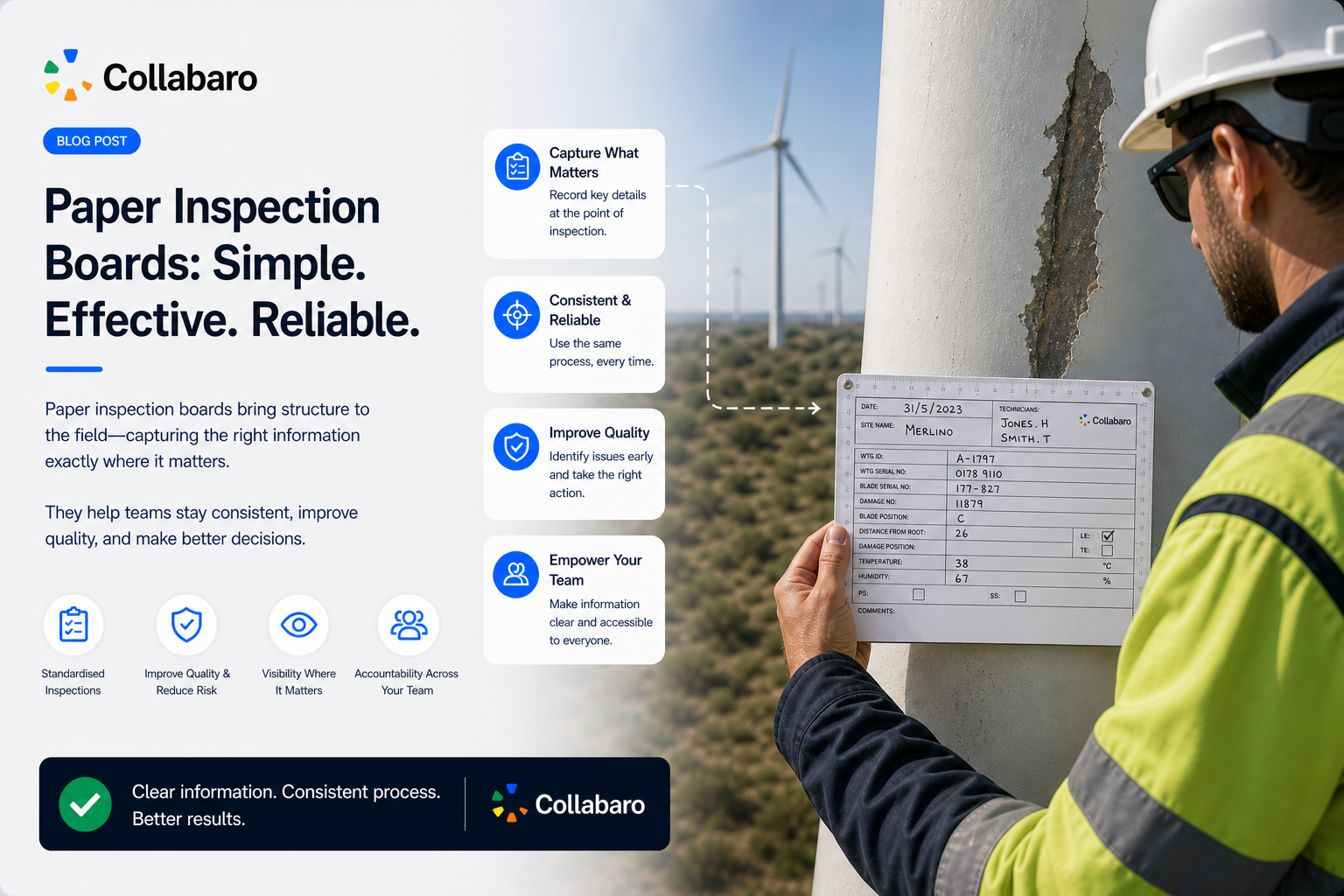 Paper Inspection Boards: Simple. Effective. Reliable.